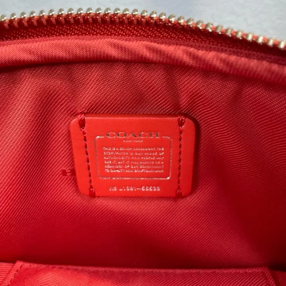 Coach Red Studded Crossbody Bag - Picture 7 of 10